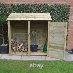 Wooden Tool & Log Storage Shed Hambleton 6ft Tall x 6ft Wide Tool Store Unit