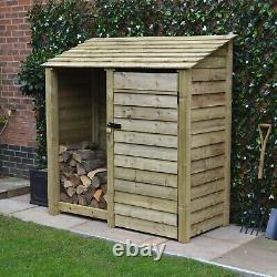 Wooden Tool & Log Storage Shed Hambleton 6ft Tall x 6ft Wide Tool Store Unit