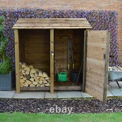 Wooden Tool & Log Storage Shed Hambleton 6ft Tall x 6ft Wide Tool Store Unit