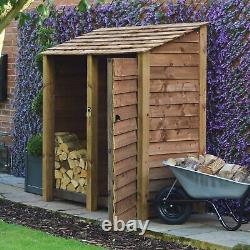 Wooden Tool & Log Storage Shed Hambleton 6ft Tall x 6ft Wide Tool Store Unit