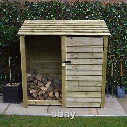 Wooden Tool & Log Storage Shed Hambleton 6ft Tall x 6ft Wide Tool Store Unit