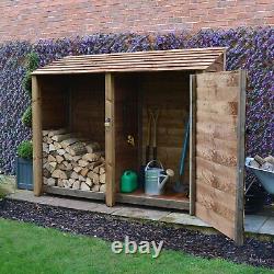 Wooden Tool & Log Storage Shed Normanton 6ft Tall x 7ft Wide Tool Store Unit