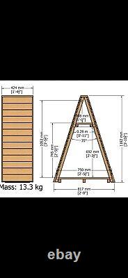 Wooden log shed