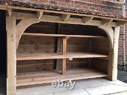 Wooden log store, heavy duty, Cedar shingles not included