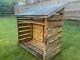 Wooden Log Store Supplied With Kiln Dried Hardwood 25cm Logs