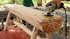 Woodworking Ideas Great And Easily From Dry Tree Stump Build Long Bench From Monolithic Wood