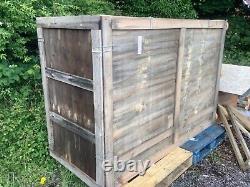 XL Wooden Box Crate Pallet For Shipping/Freight motorbike kennel log store