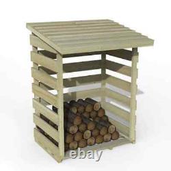 3'2 x 2'8 Petit Abri à Bûches / Rangement à Bois. LIVRAISON GRATUITE Royaume-Uni. Rangement à Bûches en Bois. FlatPac