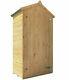 3x2 Tall Wooden Garden Storage Shed Outdoor Apex Roof Log Store Outils Armoire