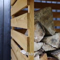 ABRI À BOIS EN BOIS TRAITÉ SOUS PRESSION DE 3 PIEDS POUR LE STOCKAGE DE BOIS À L'EXTÉRIEUR DU JARDIN NOUVEAU