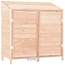 Abri de jardin Susany Cabane à outils en bois pour le jardin Rangement de bûches de jardin Cabanon de jardin