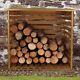 Abri De Jardin En Bois Pour Le Stockage De Bûches De Bois De Chauffage En Plein Air