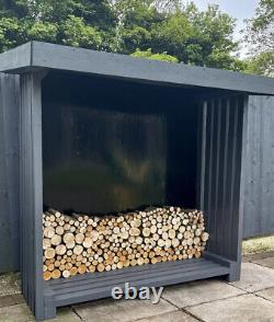 Bûcher / Rangement de bois PRÊT À L'EMPLOI (Veuillez lire la description)