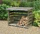 Forest Large Outdoor Wood Store Wooden Log Store Pression Traitée