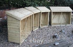 Heavy Duty Shiplap Wooden Log/wood Store/shed Top Qualité