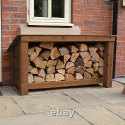 Langham Major Outdoor Wooden Logstore Heavy Duty