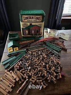 Lincoln Logs Lot Mixte En Bois Blocs De Construction Magasin Général Big L Ranch L L Lookout