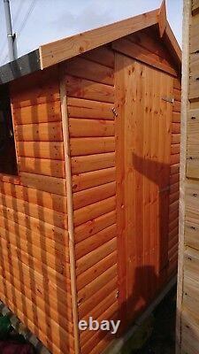 Loglap Apex Bois De Jardin Shed Qualité Bois Rouge T & G Hut Barrel Board Cladding