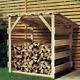 Magasin En Bois De Bois Jardin Extérieur Ouvert Fronted Solid Wood Storage Shed With Floor