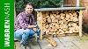 Make A Pallet Log Store In A Day Diy Pallet Wood Projects Par Warren Nash