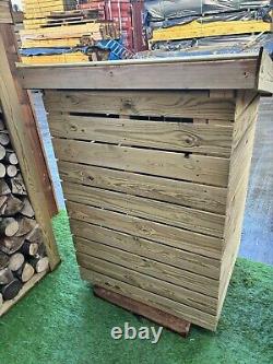 Nouveau magasin de bûches de bois robuste pour l'extérieur 45H x 35L x 28P