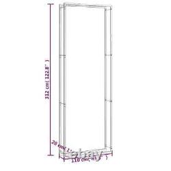 Porte-bûches en acier noir mat avec rangement en bois pour différentes tailles de bûches vidaXL